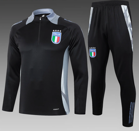 2024-25 Italy Black Training Suit